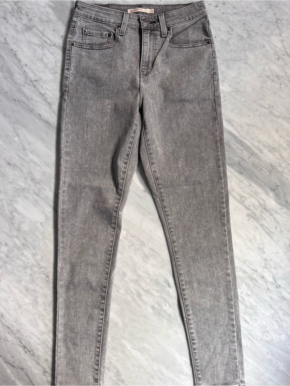 Levi’s Light Gray Women's High-Rise Skinny Jeans